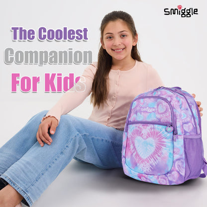 Smiggle I Heart Smiggle Classic Backpack Lilac, 3Y+