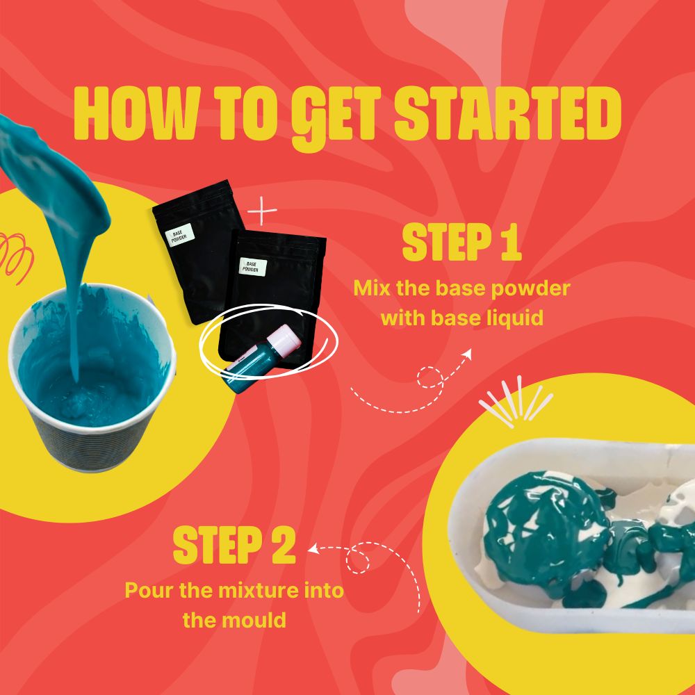 DIY Jesmonite Tea Light Candle Holder