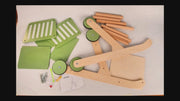 Playbox Shop 'N' Roll - Educational Wooden Toy Role Play Grocery Store Shopping Trolley | Boys Or Girls Pretend Play Supermarket Playset (Unassemble)