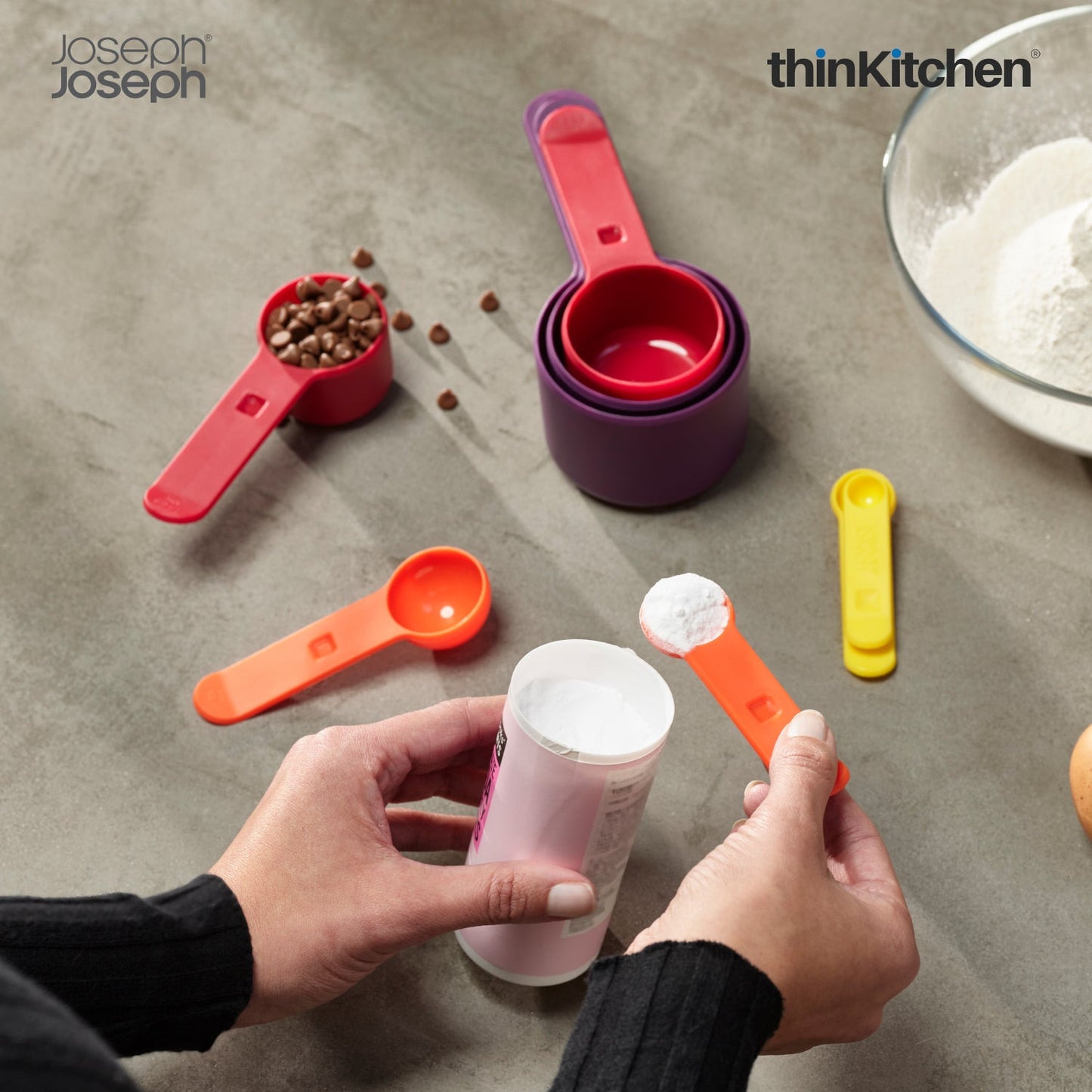 thinKitchen™ Joseph Joseph Nest Measures Measuring Cups - Multicolour