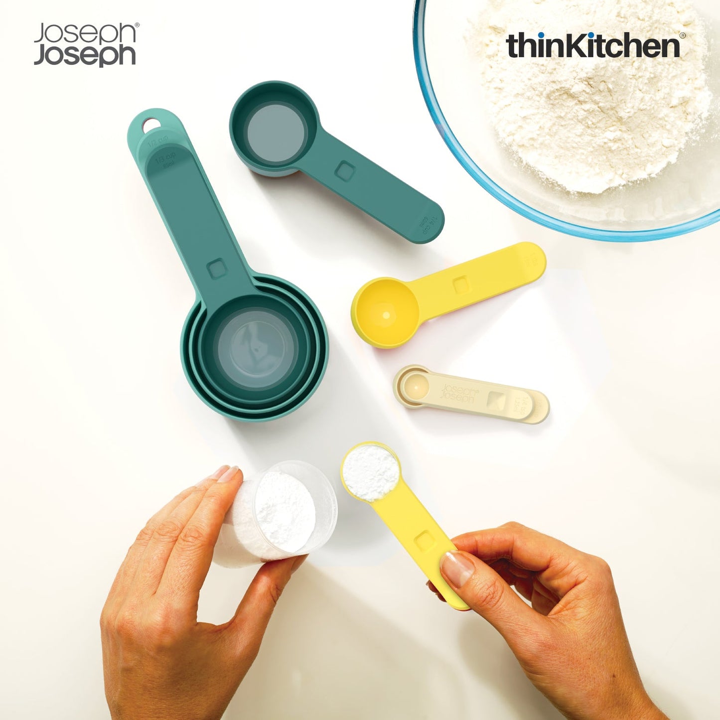 thinKitchen™ Joseph Joseph Nest Measures Measuring Cups - Opal