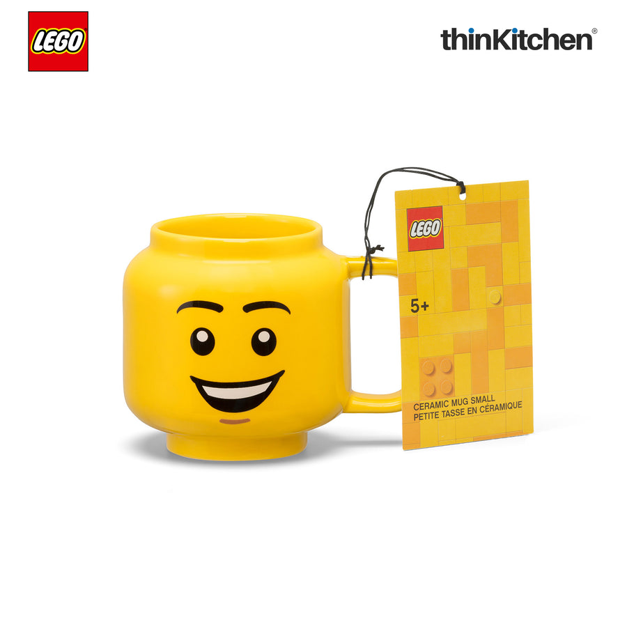LEGO Iconic Happy Boy Ceramic Mug for Tea, Coffee, 255ml  for Kids & Adults | Gift Mug for Office & Home Use