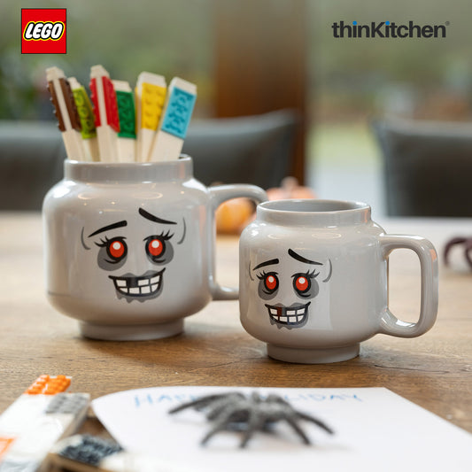 LEGO Iconic Zombie Ceramic Mug for Tea, Coffee, 255ml  for Kids & Adults | Gift Mug for Office & Home Use