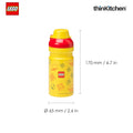 LEGO  Brick Art Line Series Kids School Lunch Set with 390ml Water Bottle & 1.7L Lunch Box | BPA Free Travel Lunch Set for Kids & Adults