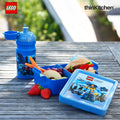 LEGO  City Series School Lunch Set with 390ml Water Bottle & 1.7L Lunch Box for Kids | BPA Free, Travel Lunch Set for Kids & Adults