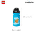 LEGO  Ninjago Series School Lunch Set with 390ml Water Bottle & 1.7L Lunch Box for Kids | BPA Free, Travel Lunch Set for Kids & Adults