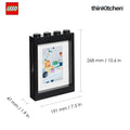 LEGO Decorative Photo Frame - 6x4 Inches, Black | Picture Frame for Kids Room, Bedroom & Living Room Décor
