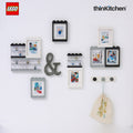 LEGO Decorative Photo Frame - 6x4 Inches, White | Picture Frame for Kids Room, Bedroom & Living Room Decor