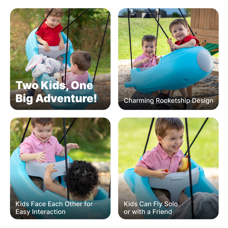 STEP2 ROCKET SWING FOR TWO