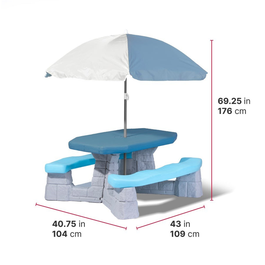 Step2 Sun & Fun Picnic Table With Umbrella