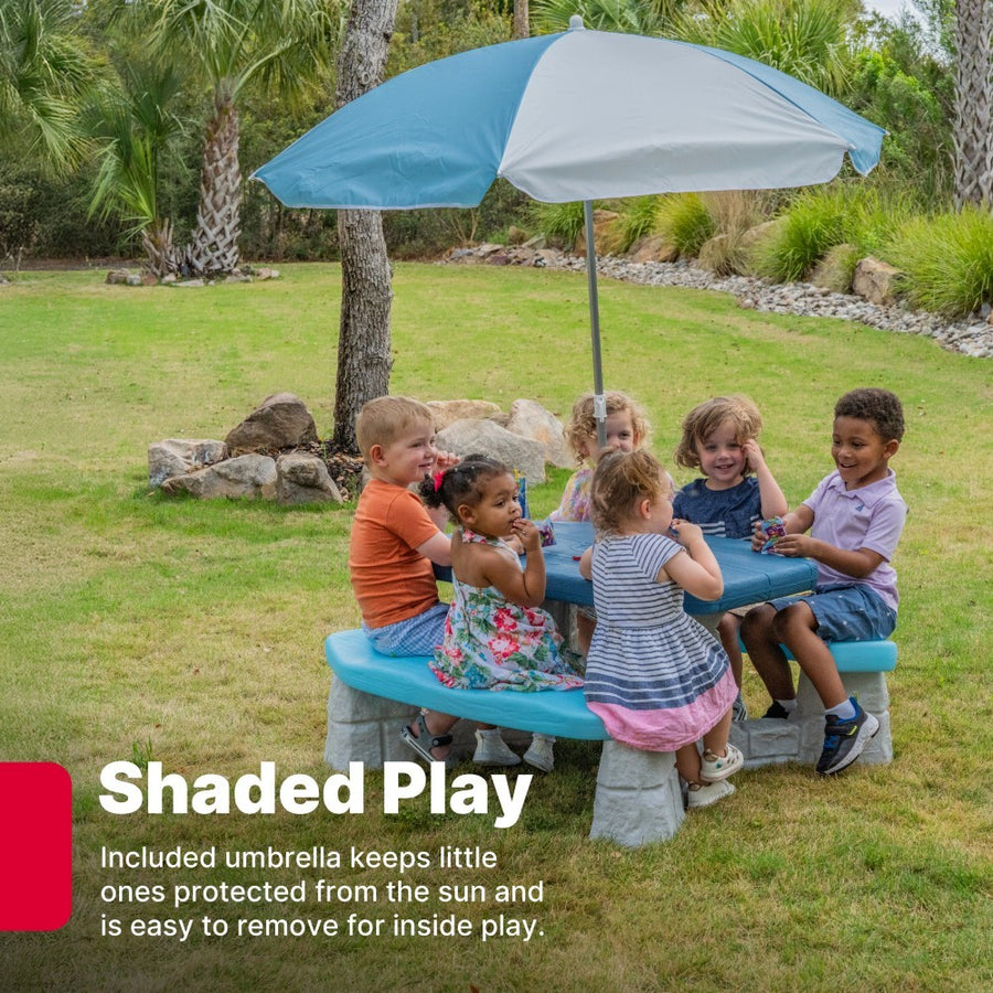 Step2 Sun & Fun Picnic Table With Umbrella