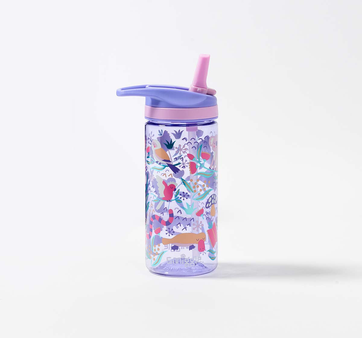 SMIGGLE Animalia Collection Bottles Plastic Lilac 4Y+