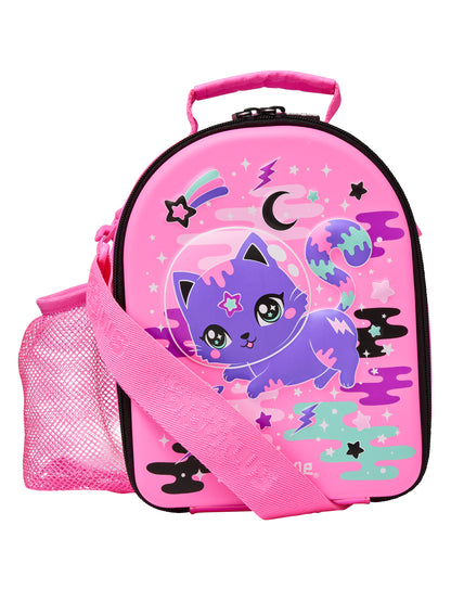Smiggle Away Hard Top Lunch Box With Strap, Pink, 3Y+