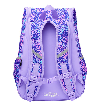 Smiggle Vivid Access Backpack Lilac, 3Y+