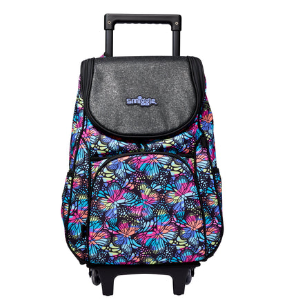 Smiggle  Vivid Access Trolley Backpack Black Mix, 3Y+