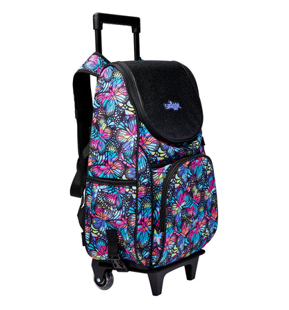 Smiggle  Vivid Access Trolley Backpack Black Mix, 3Y+