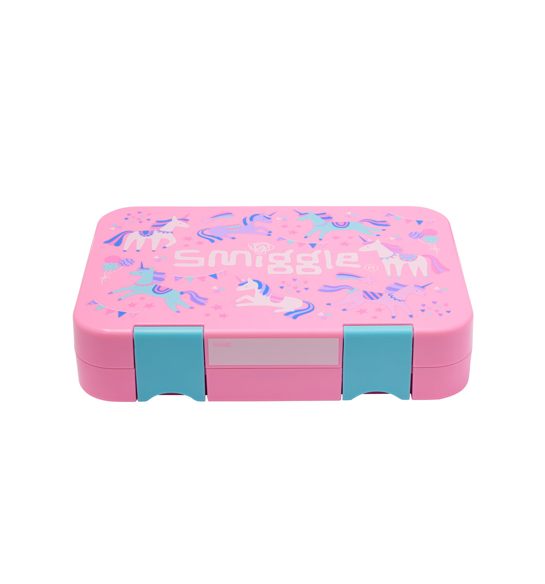 Smiggle Glide Teeny Tiny Round Snack Container Pink, 3Y+