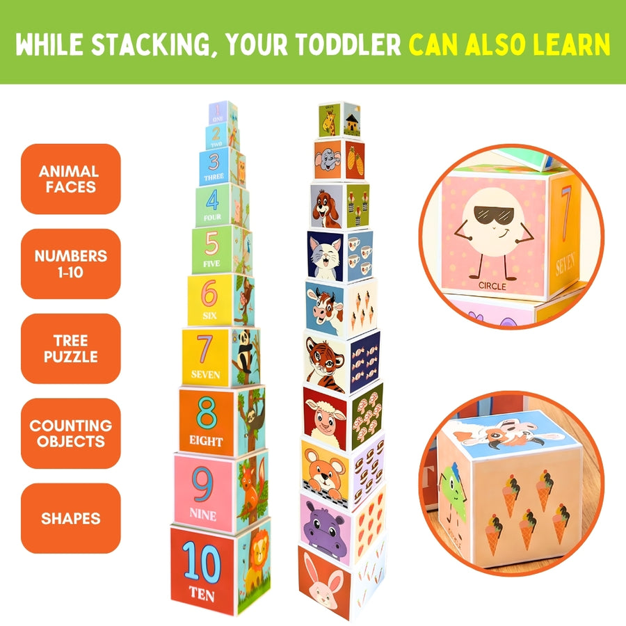 PEPPLAY STACKING & NESTING CUBE