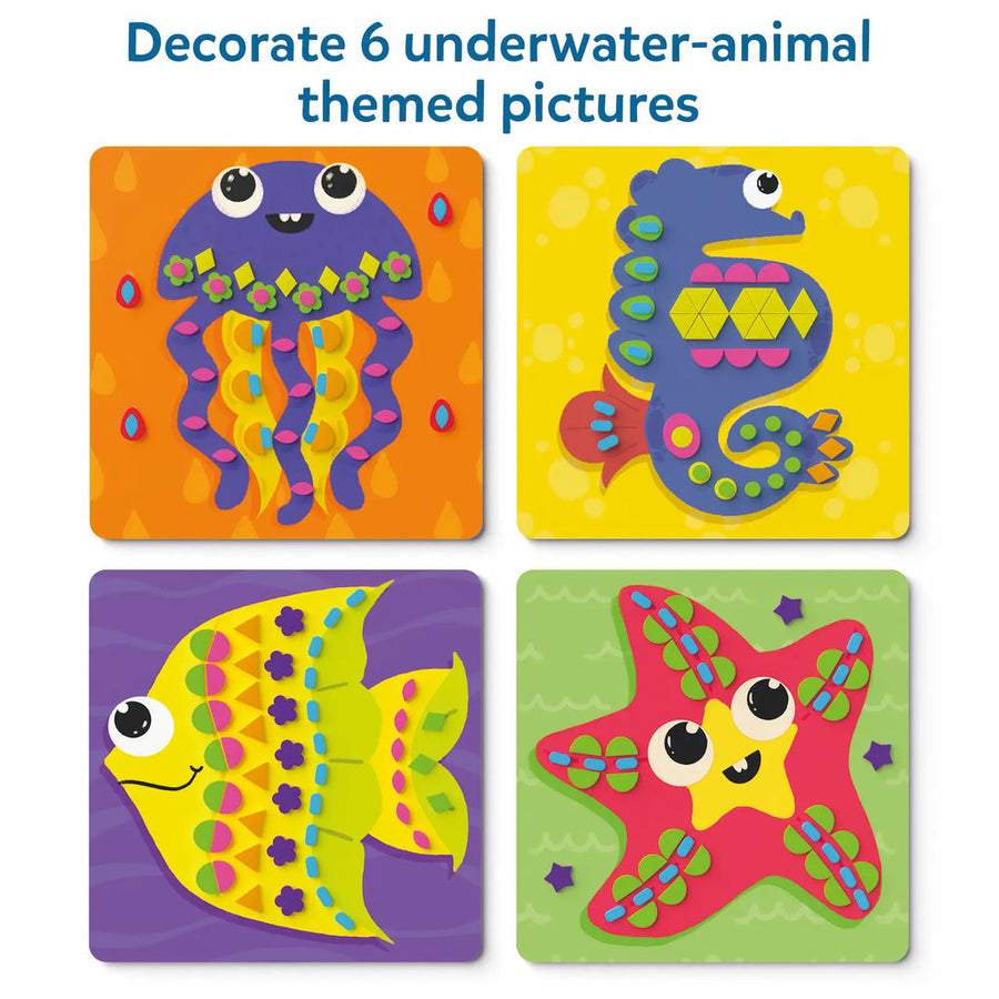 Fun with Foam: Under the Ocean | 3D Sticker Activity (ages 3-7)
