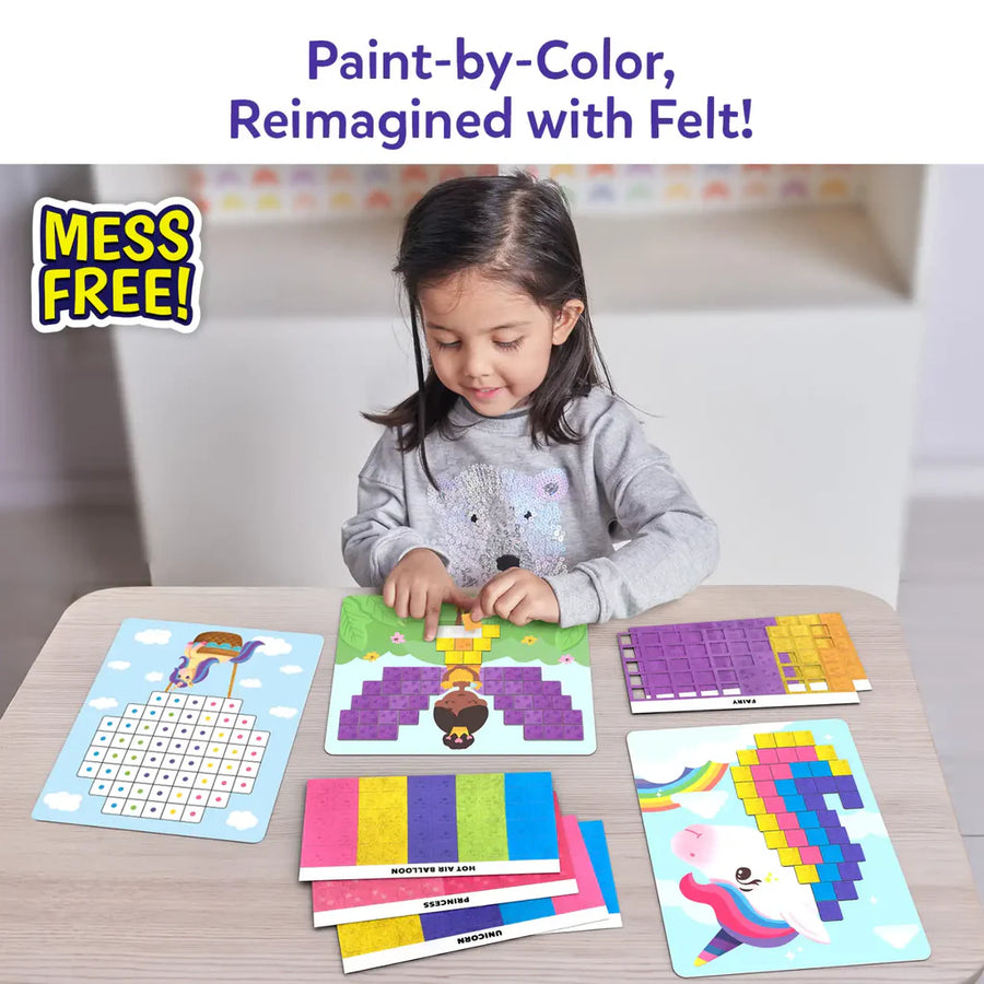 Felt Fun - Unicorns & Princesses | 3 Years | Sticker Craft Kit
