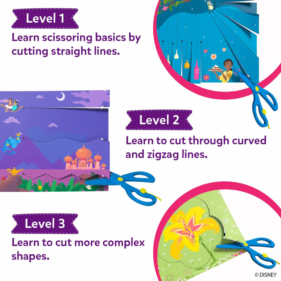 Snip Snip | Disney Princess | 3 Years+ Crafting Activity Kit