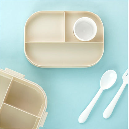 Little Surprise Box, Orange Big Eye Dino 2 decker Lunch Box for Kids