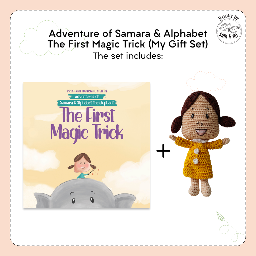 Adventures of Samara and Alphabet the elephant (My Gift Set) (Doll Set)
