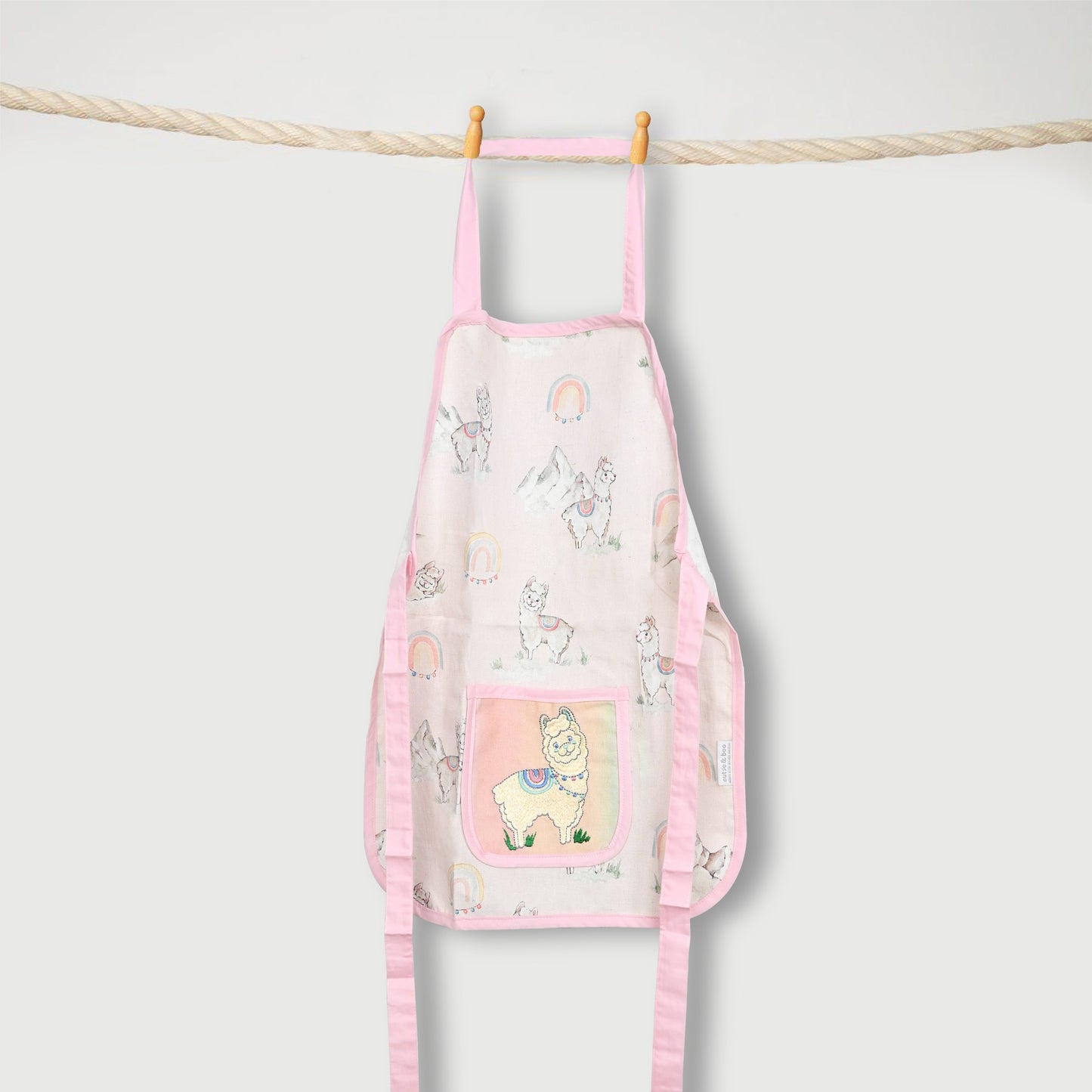 Ooh La Llama Apron Set - Little Chef Duo Set