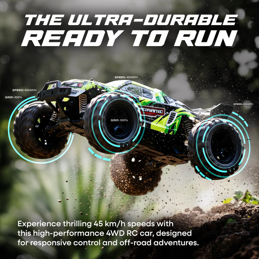 Tygatec Supersonic High Speed Hobby Grade Remote Control (Rc) Car | Stunt Car (Color Green)