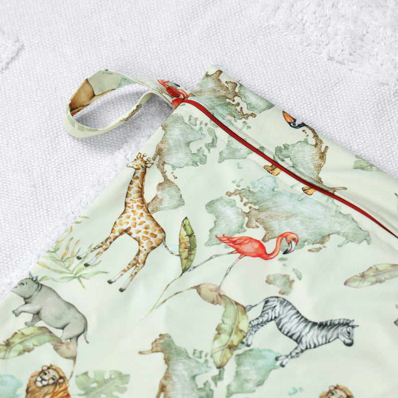 Baby its wild world Wet bag