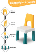 OPlus Learning Chair for Kids - Yellow, white and Blue