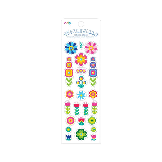 Stickiville Stickers: Fun Flowers - Skinny (2 Sheets)