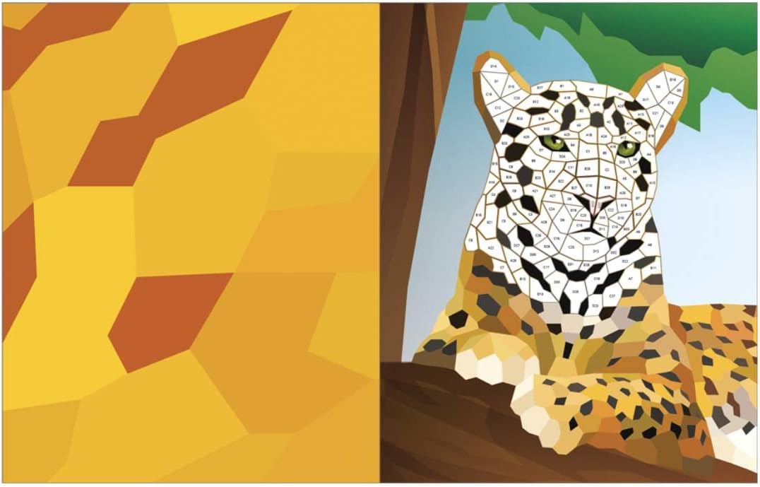 Kaleidoscope Sticker Mosaics: Amazing Animals