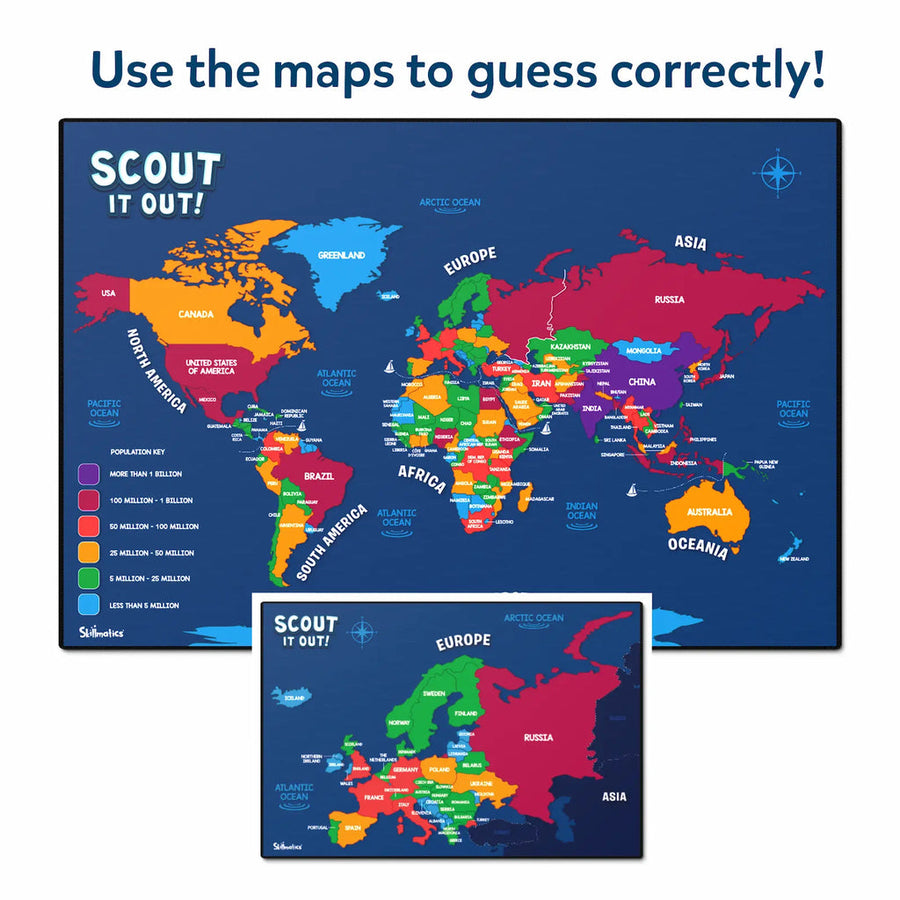 Scout it out Countries of the world | 7-99 Years Guessing Game