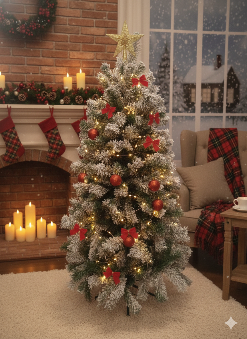 SWEN 4 feet BIANCA christmas tree with frosting