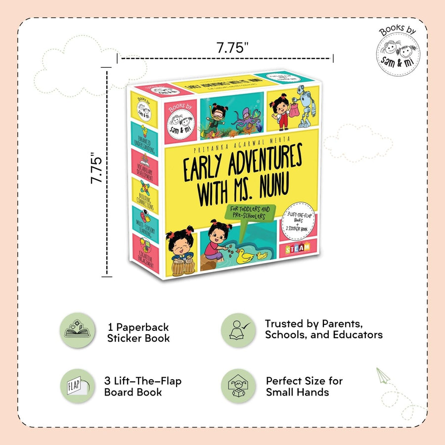 Early Adventures with Ms. Nunu Series (Set of 4)