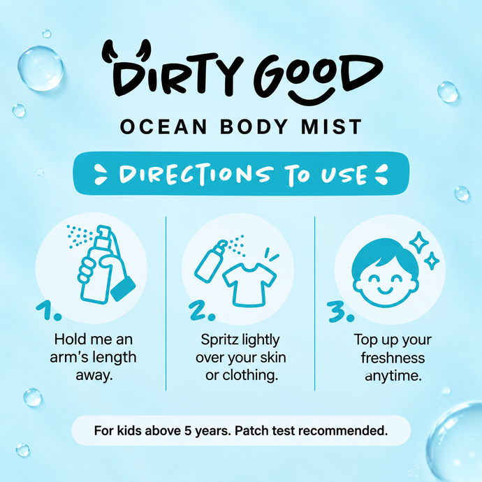 Ocean Body Mist | Water-Based Body Mist for Kids