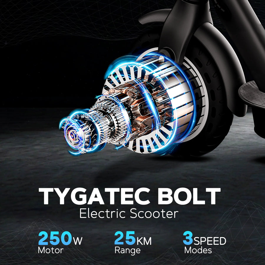 Tygatec Bolt E-Kick Electric Scooter For Kids & Adults | Electric Foldable Scooter
