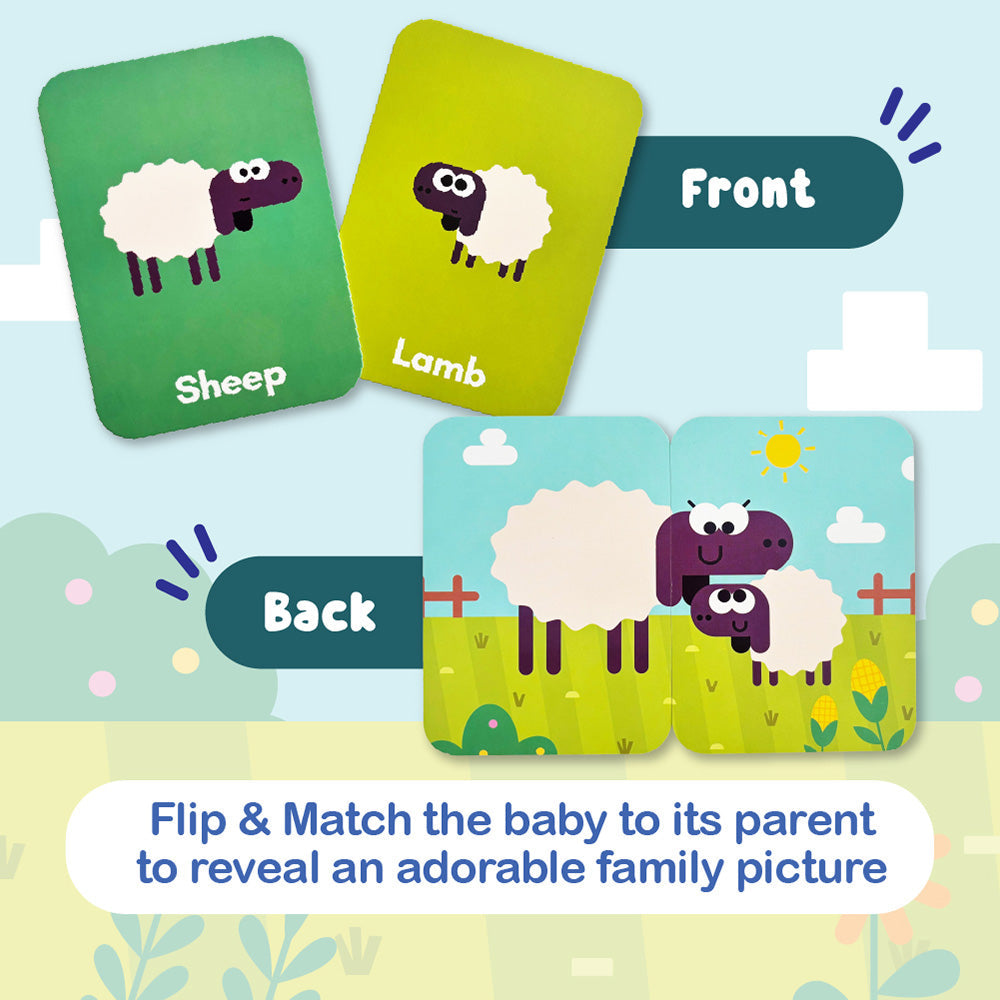 FLASH CARDS ANIMALS & THEIR BABIES