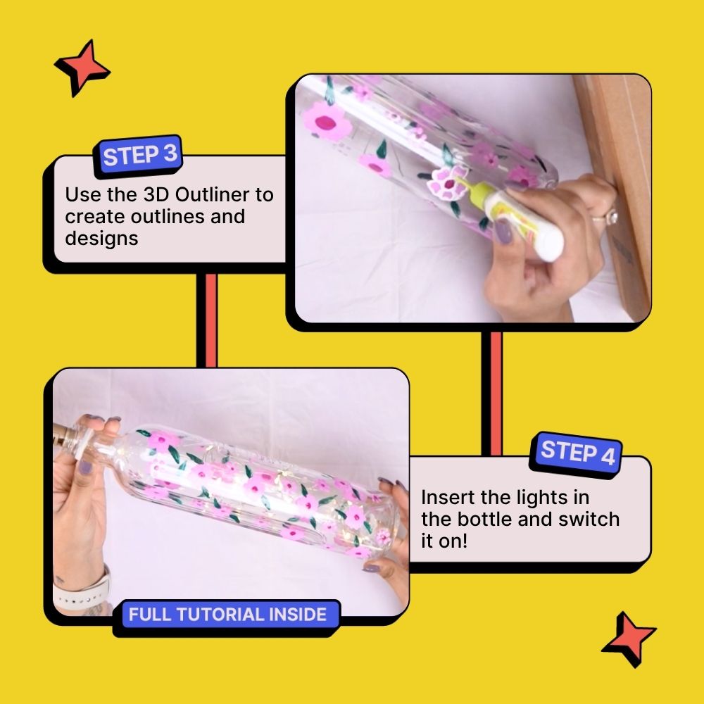 DIY Light Bottle Painting Kit