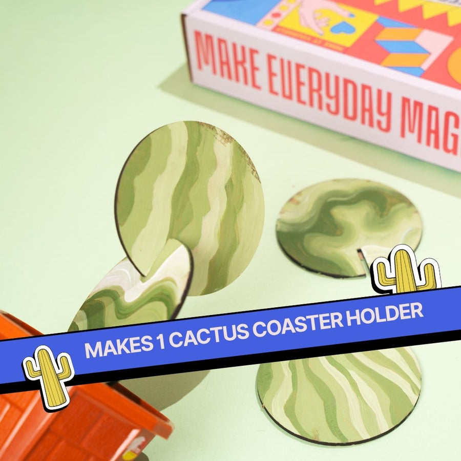 DIY Cactus Coaster Holder Kit