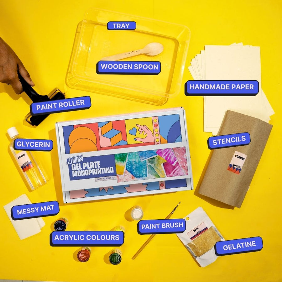 COMBO: DIY Gel Plate Monoprinting Kit & DIY Solar Printing Kit