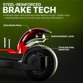 Tygatec Titan Premium 3-Wheel Scooter (Red)