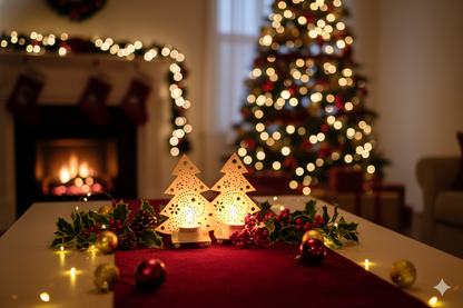 OMBRE, tree shaped metal shadow tea light holder by SWEN