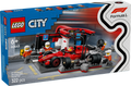 F1 Pit Stop & Pit Crew with Ferrari Car V29