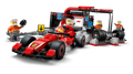 F1 Pit Stop & Pit Crew with Ferrari Car V29