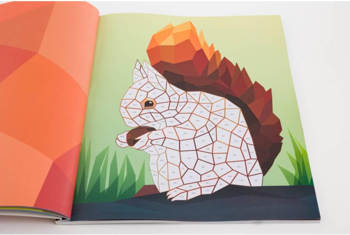 Kaleidoscope Sticker Mosaics: Amazing Animals