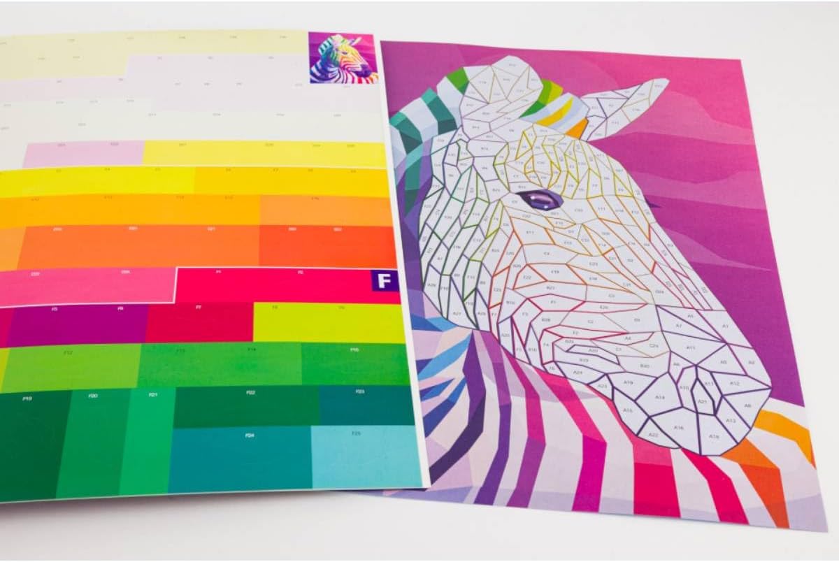 Kaleidoscope Sticker Mosaics: Amazing Animals
