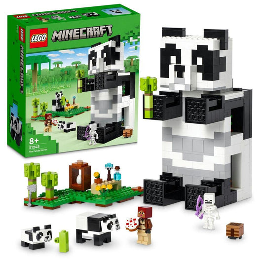 LEGO Minecraft The Panda Haven Building Toy Set (553 Pieces)