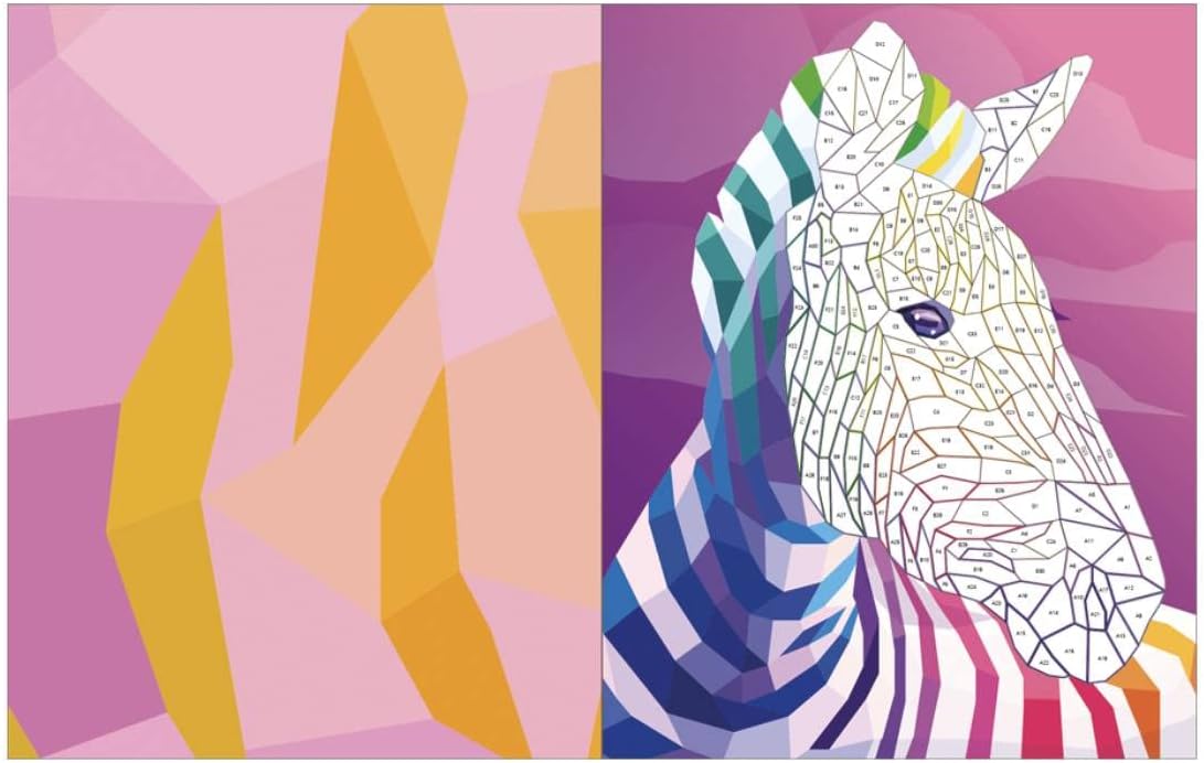 Kaleidoscope Sticker Mosaics: Amazing Animals